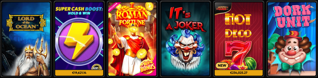 Diverse Game Selection and Providers Spinsy Casino